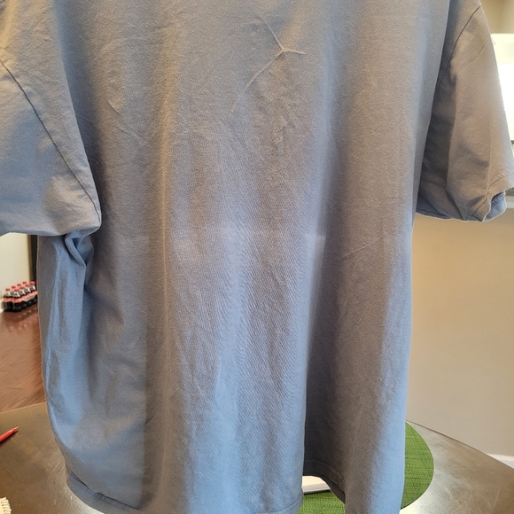 Columbia Blue Tee with Multicolor Logo - Picture 5 of 6